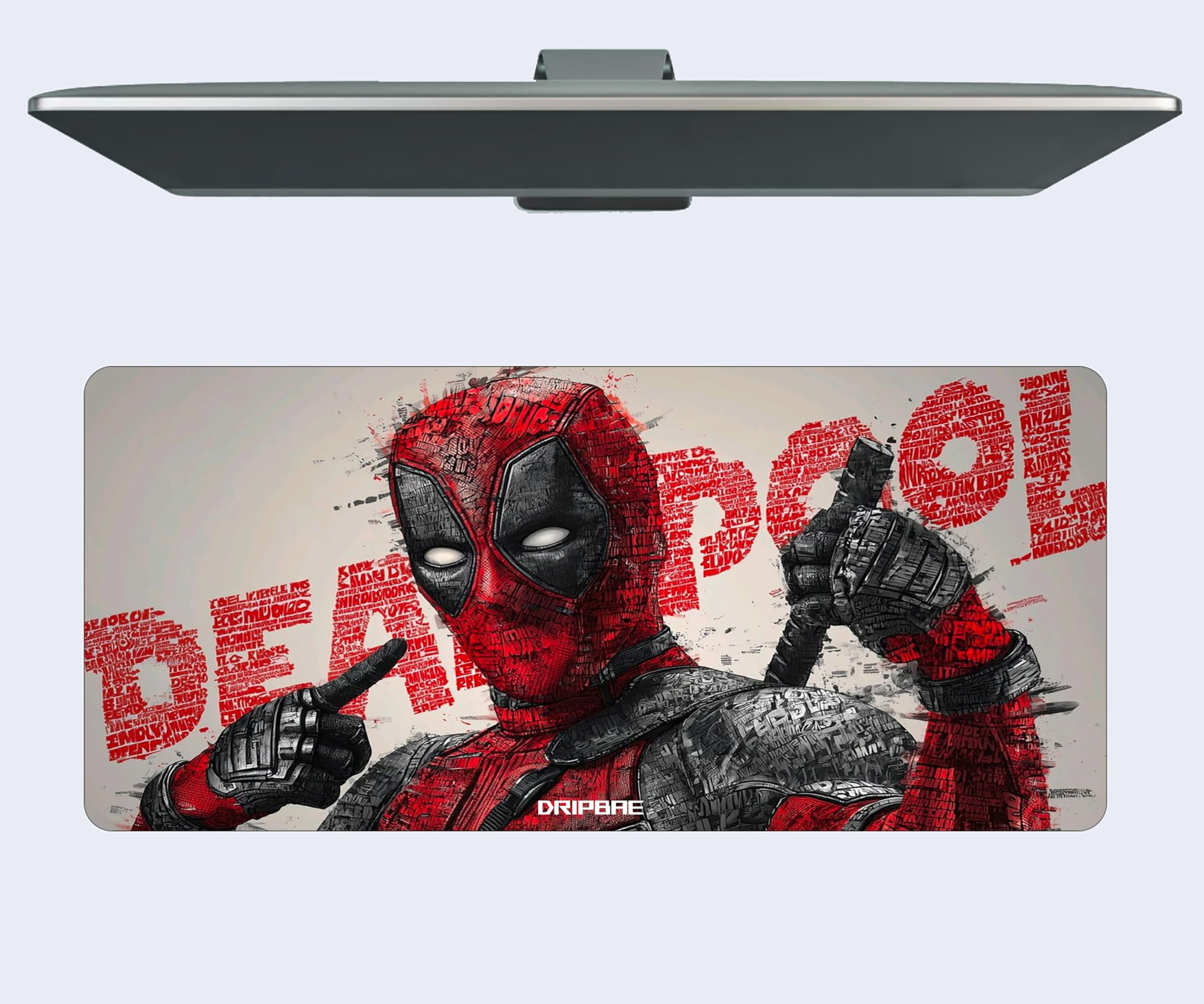 Superhero Extended Long Gaming Mouse Pad for Laptop Desktop, Non-Slip Rubber Base Desk Mat (595MM x 290MM x 3MM) Mousepad-image-6