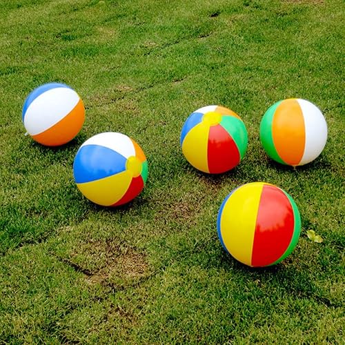 Miniatura 5 de Juego de 5 piezas de juguete de juguete para jugar con arena y agua para niños, juguete inflable colorido para playa, piscina, vacaciones, juego de