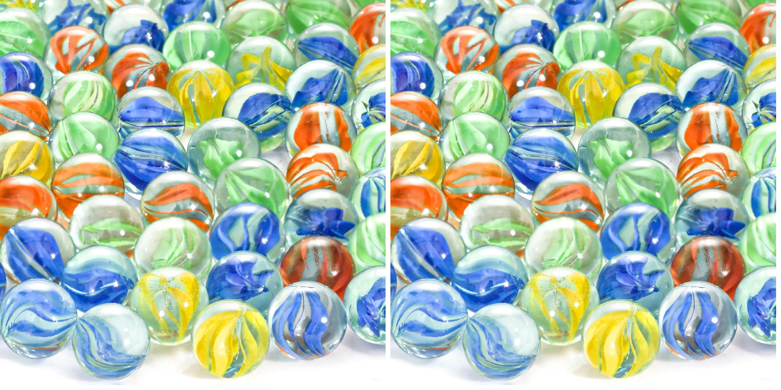 Cat Eye Marbles - 240PCS for Games & Crafts -1