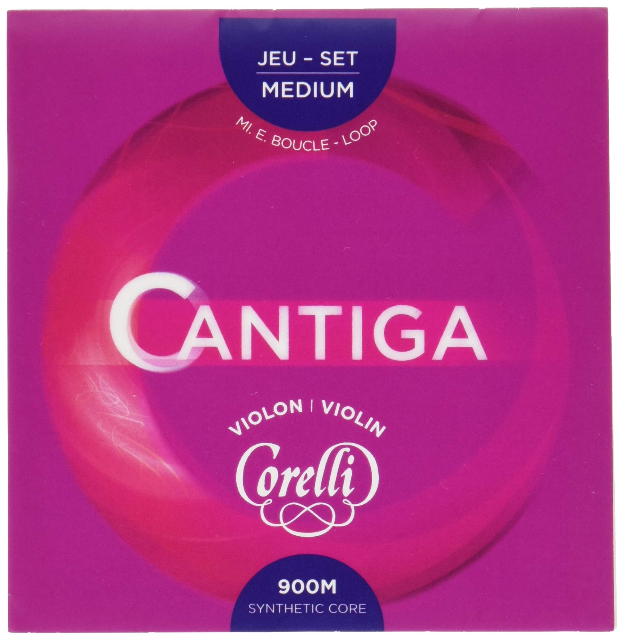 Corelli Corde per Violino Cantiga Set E con asola Medium 900M