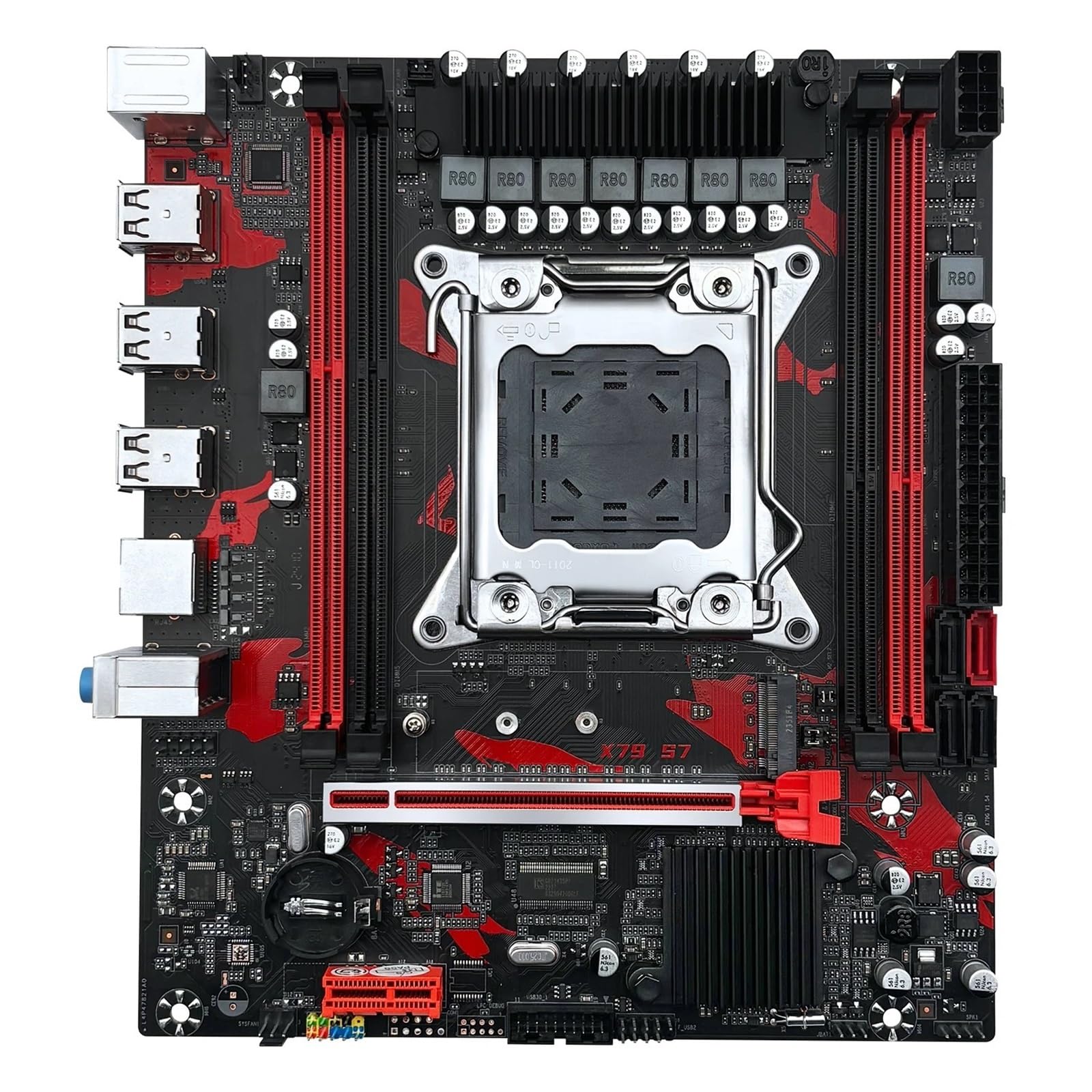 Kit CPU Xeon E5 2650 V2 sur carte mère X79 S7 LGA2011-3 Machinist avec RAM DDR3 16Go M.2