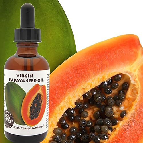 Miniatura 7 de Best Nature's Cosmetics Aceite de semilla de papaya puro, aceite de papaya orgánico prensado en frío para cara, piel y cabello, antienvejecimiento,