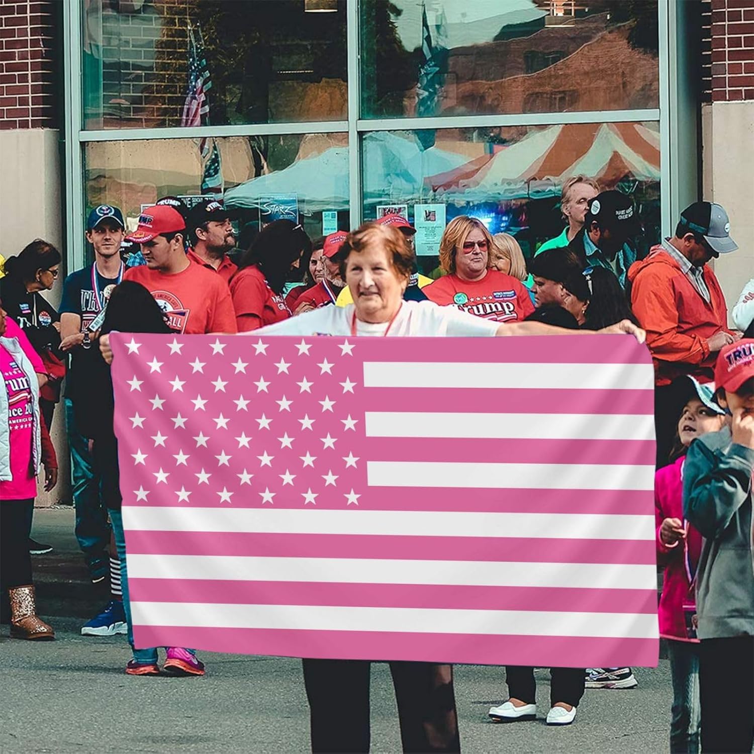 Custom Flag 3x5 Ft, Personalized Pink Flags Customized Indoor Outdoor Flags Add Your Photo/Text/Logo Living Rooms Bedrooms Decoration - Image 5