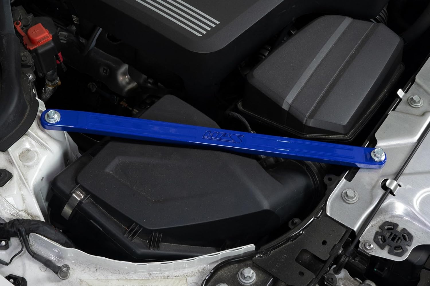 HPS Blue Front Up Solid Strut Bar Tower Brace Compatible/Replacement For 20-24 M340i / 19-24 330i (42-115BL)
