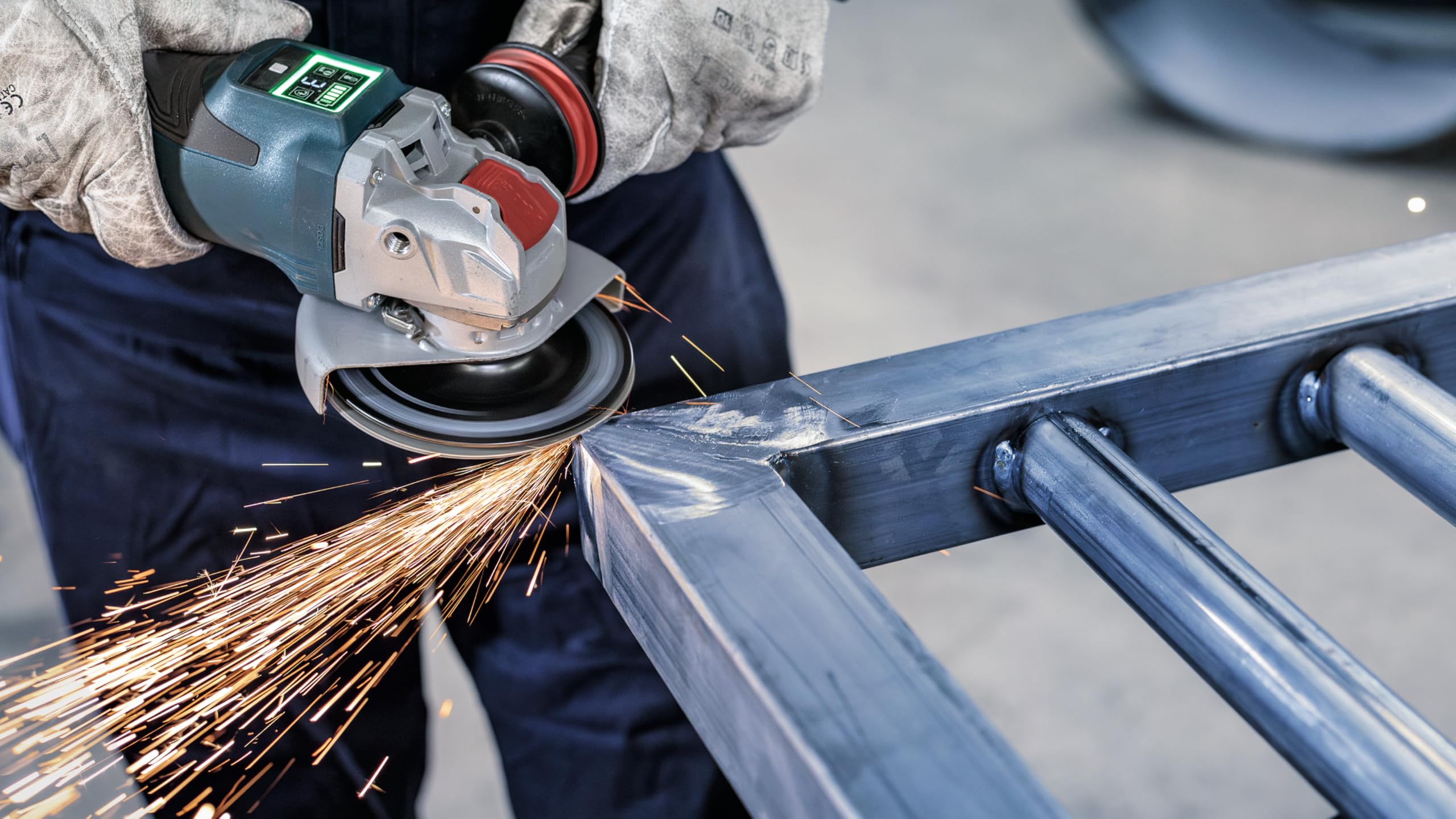 Image secondaire de Plateau de Ponçage Caoutchouc Bosch 115 mm pour Meuleuses Angulaires