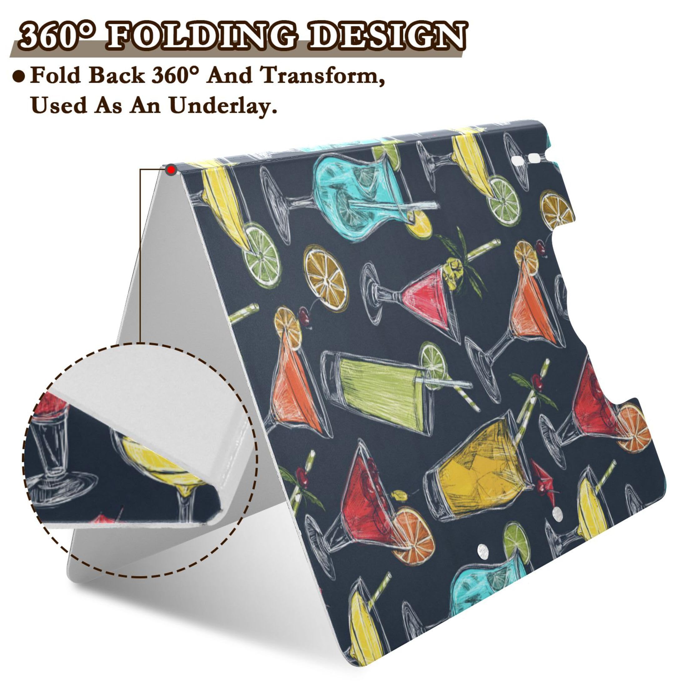 Amazon.com : Vozoza Cocktails Alcoholic Binder with Clipboard and