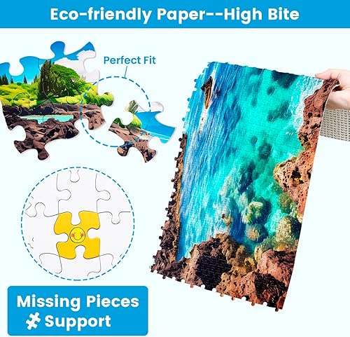 Miniatura 5 de Paquete de 2 rompecabezas de 1000 piezas para adultos, rompecabezas de 1000 piezas en adelante, rompecabezas de 2000 piezas para adultos,