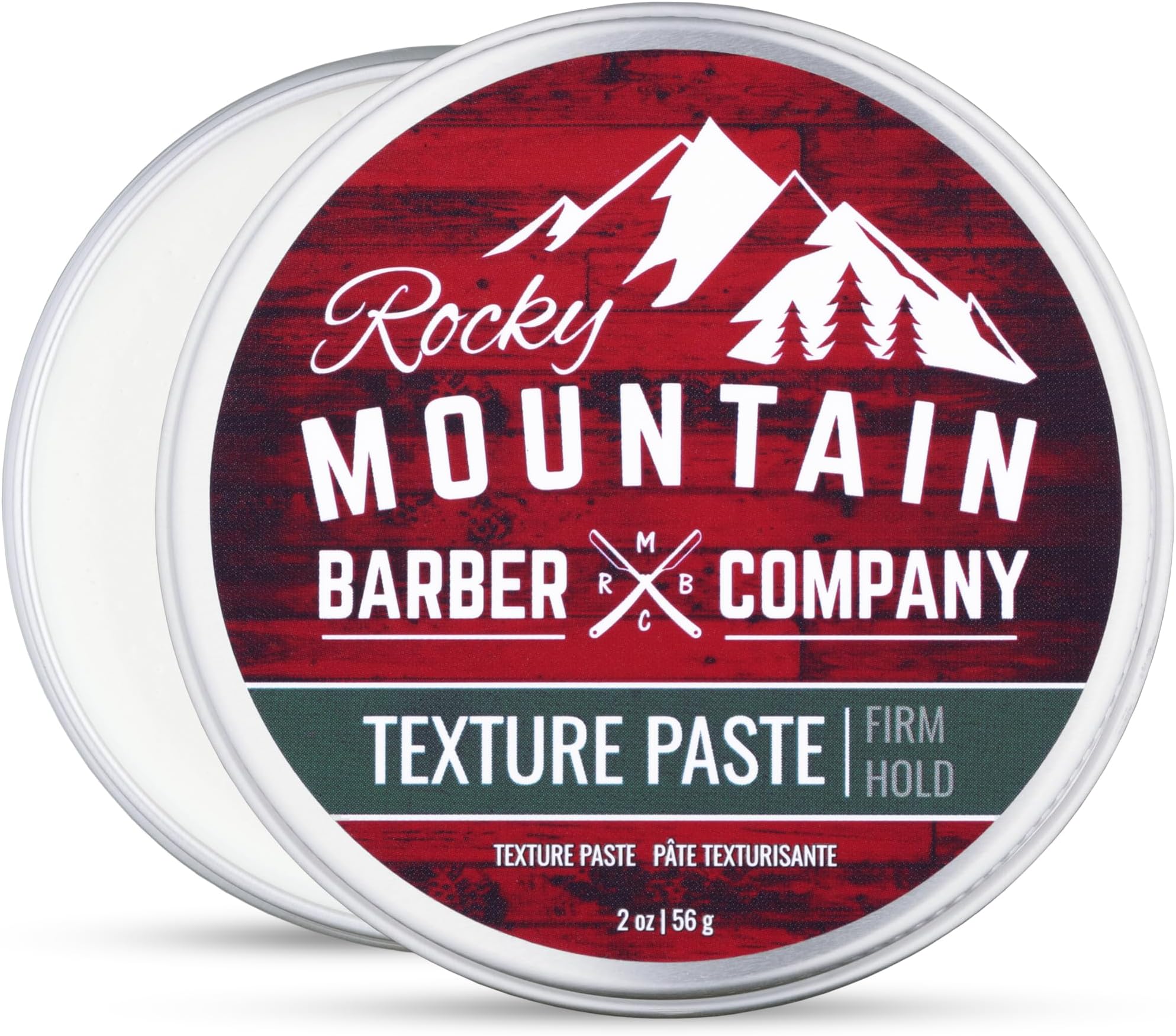 Hair Paste for Men - Hair Styling Paste with Pliable Light-Firm Hold for All Hair Styles, Shine-Free Matte Finish - Easy to Wash Out, 2 oz