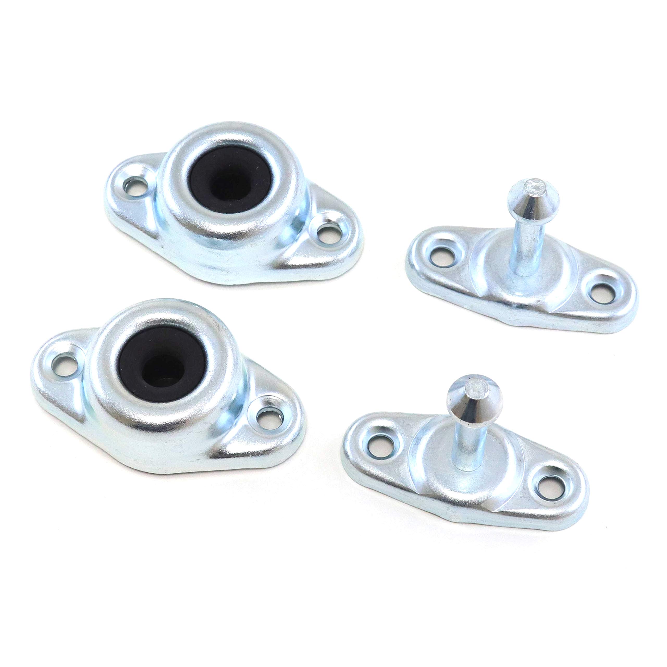 Red Hound Auto2 Entry Door Holders Catch Coated Steel for Trailer Doors and More Includes Metal Stem and Socket 3 Inch