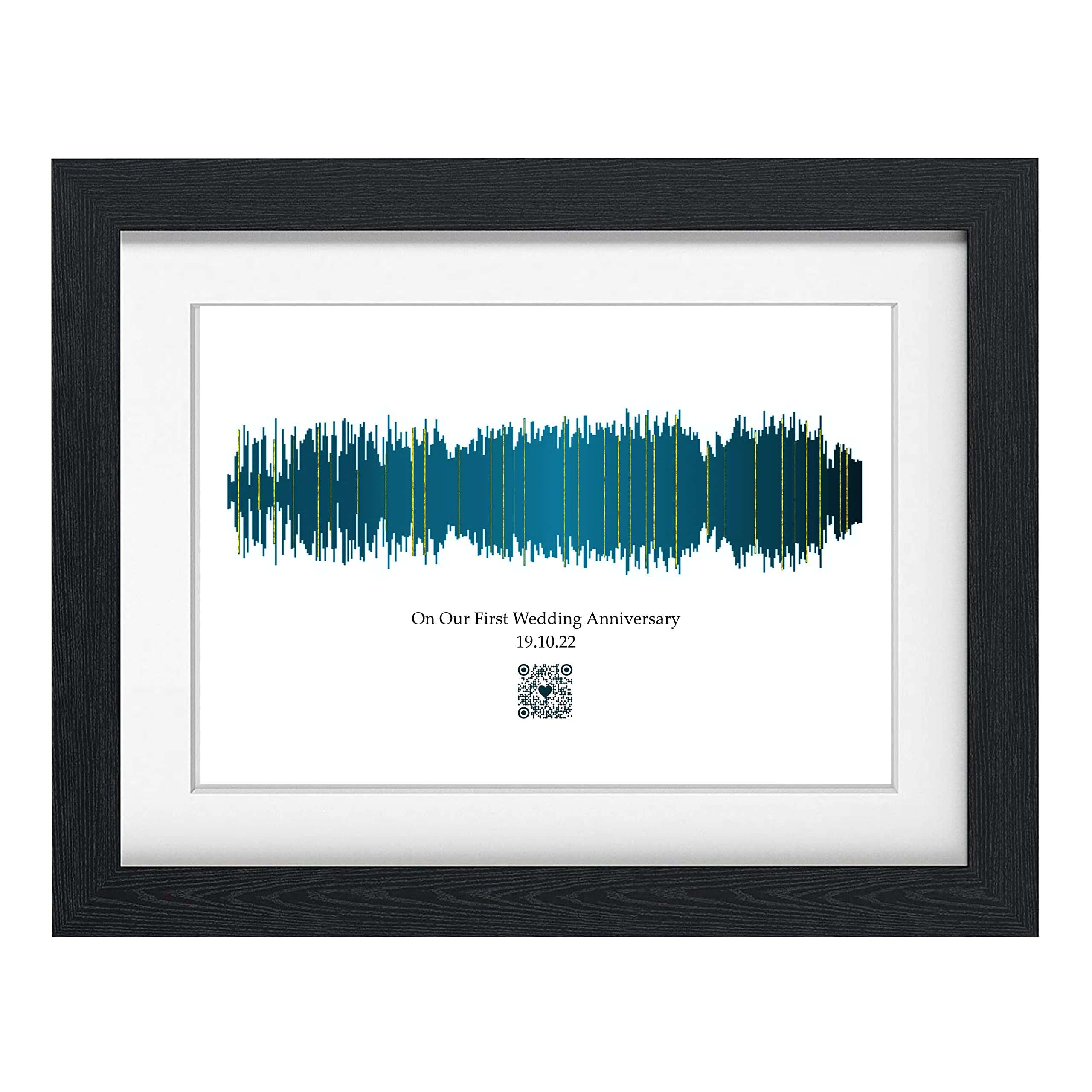 WishesCanComeTrue Personalised Soundwave Art Print- Custom Song