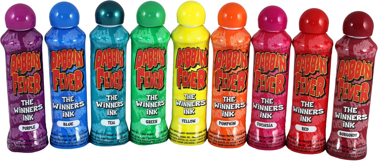 DABBIN' FEVER Bingo Daubers Bulk Case 144 Markers (12