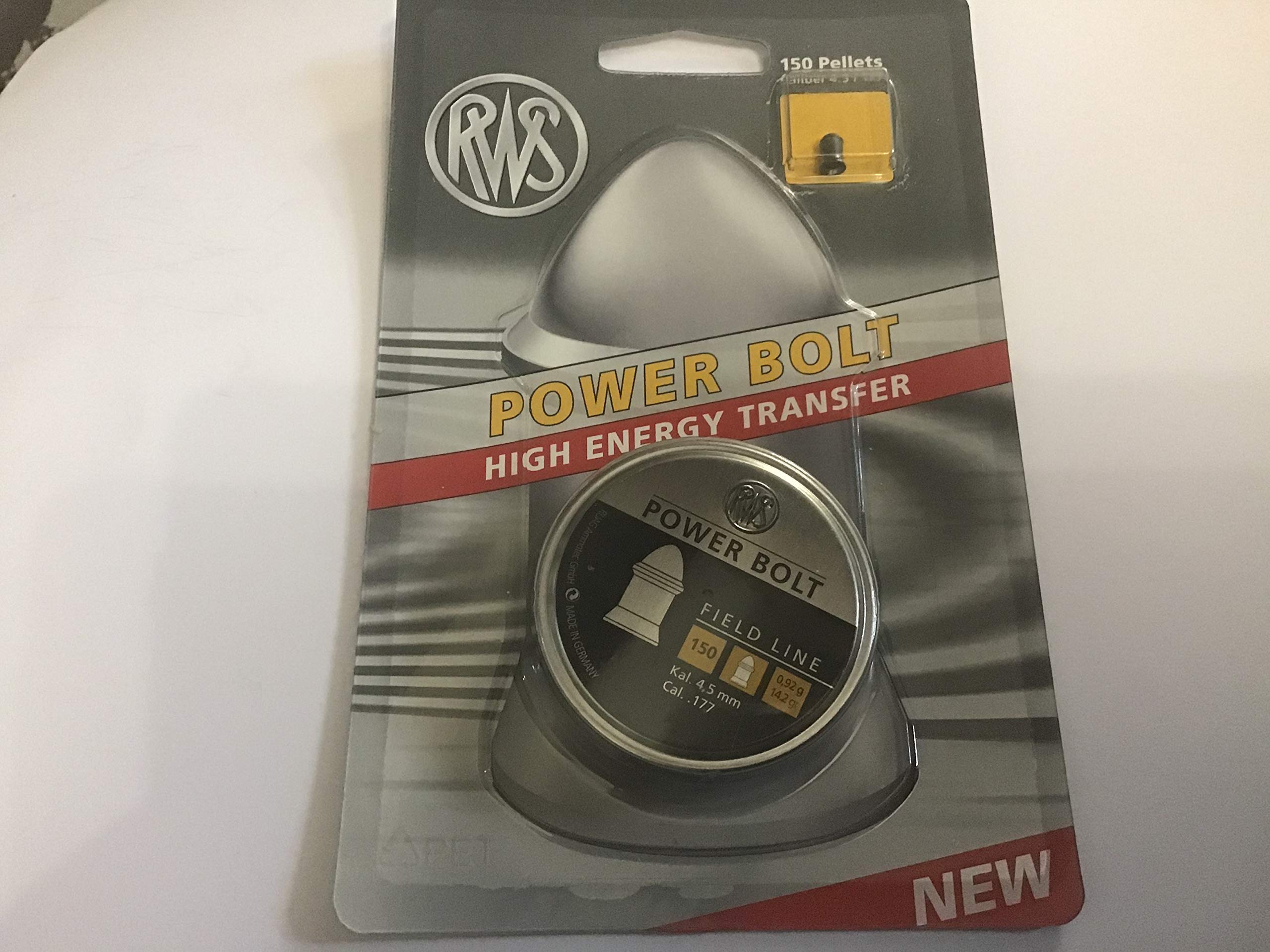 RWS POWER BOLT High Energy .177/4.50mm Air Gun Pellet