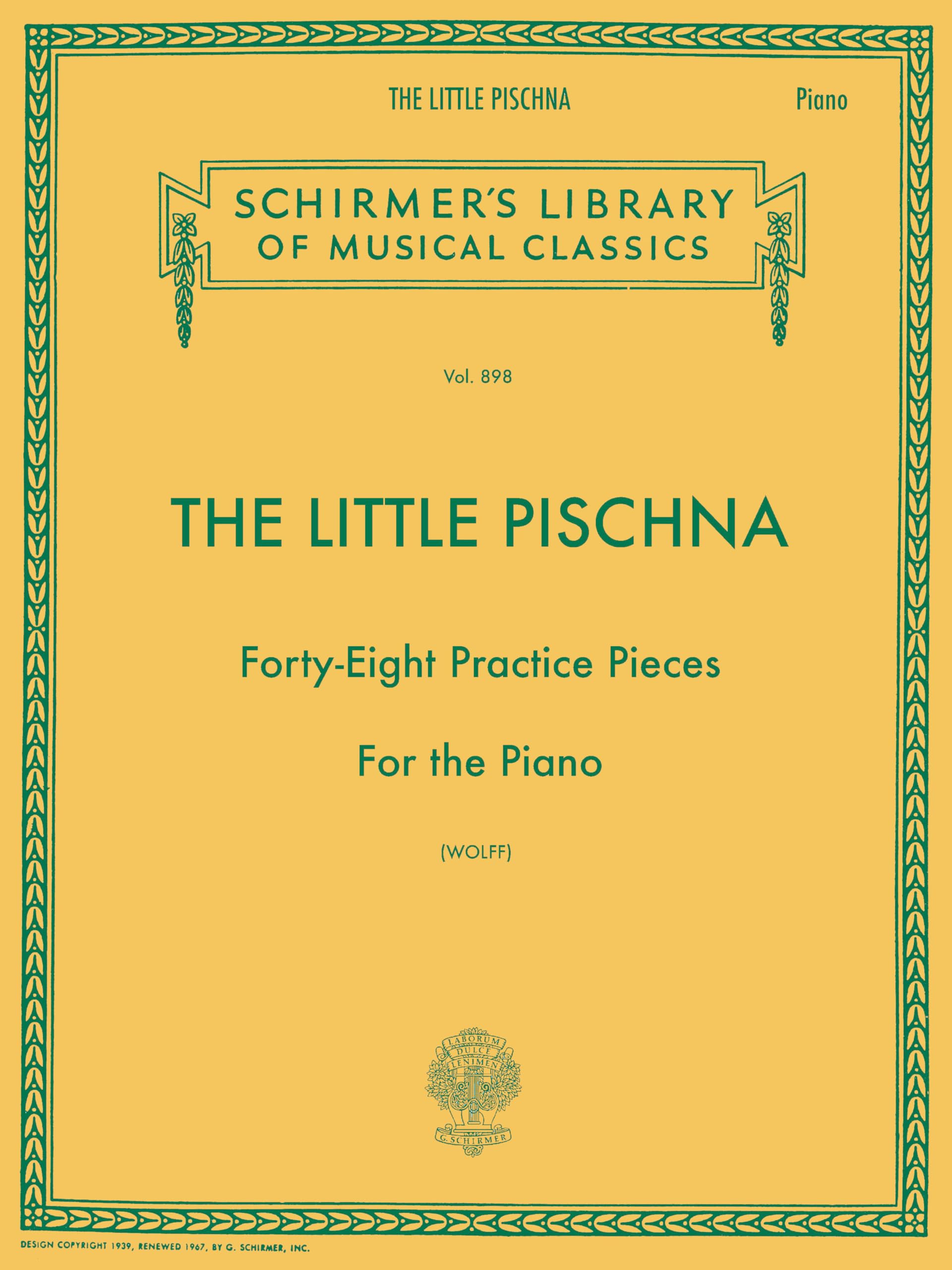 Little Pischna (48 Practice Pieces). Piano Solo.: Schirmer Library of Classics Volume 898 Piano Solo