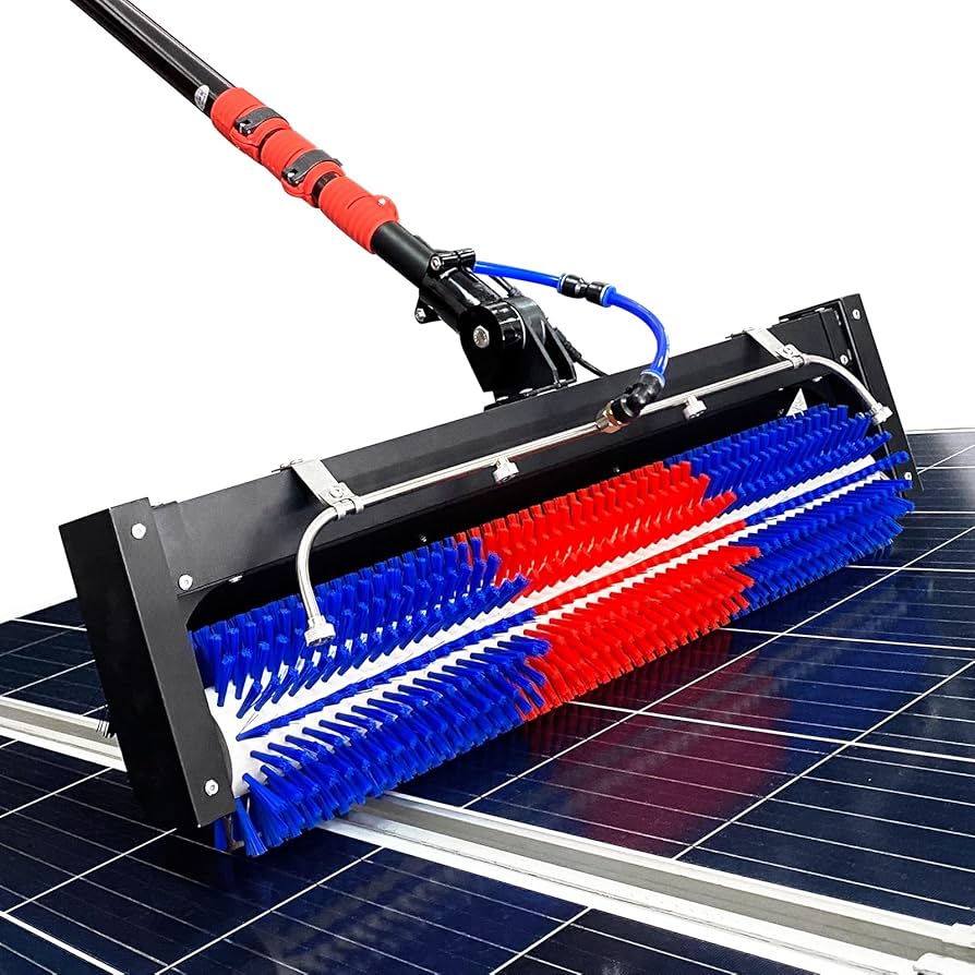 Amazon.com: ZNZHNSI Solar Panel Cleaning Roller Brush, 24FT