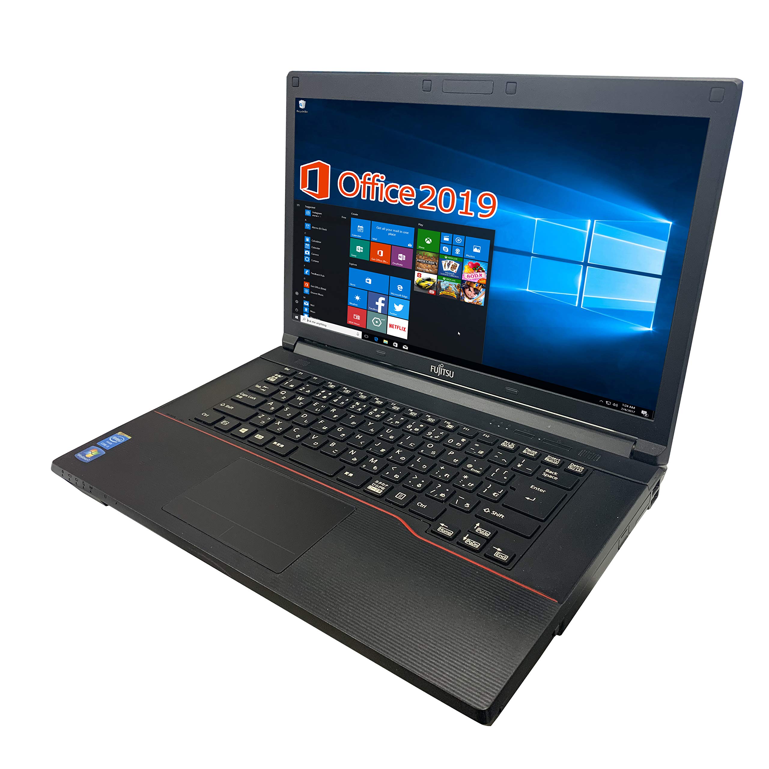 Amazon.co.jp: 【整備済み品】 富士通 ノートPC A574/MS Office 2019