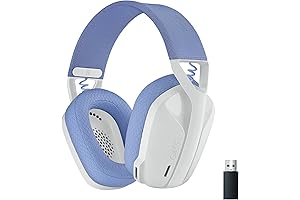 Logitech G535 LIGHTSPEED Wireless Gaming Headset - White; Get Immersed