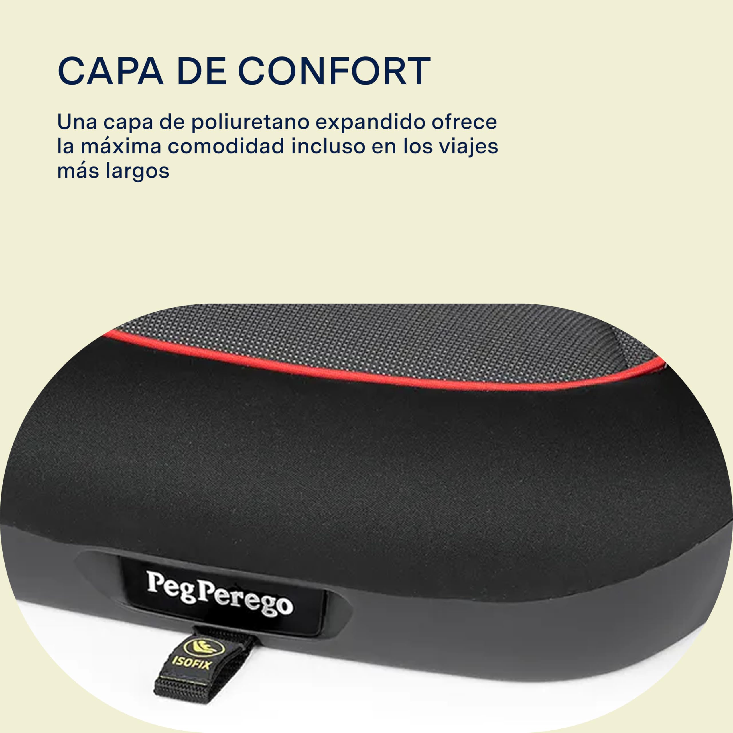 PEG Viaggio Shuttle Silla de Coche i-Size, Alzador para Niños 125–150 cm, 6–12 años, 22–36 kg, con ISOFIX, Portavasos Incluido, Active