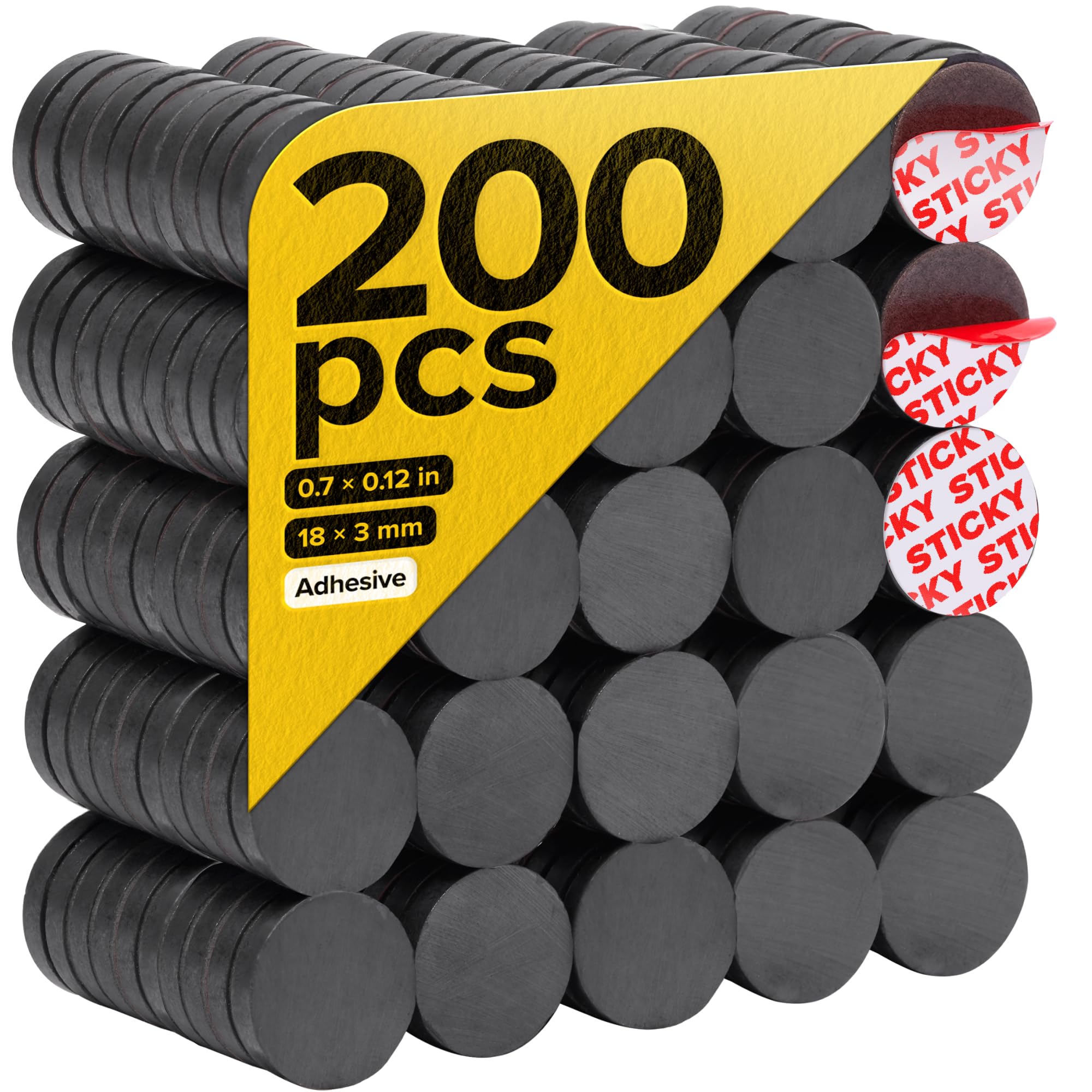 Strong Ceramic Ring Magnets, Countersunk Hole, 1.2x0.18 (30x4.5mm), 40 Pcs — Amazon image 25