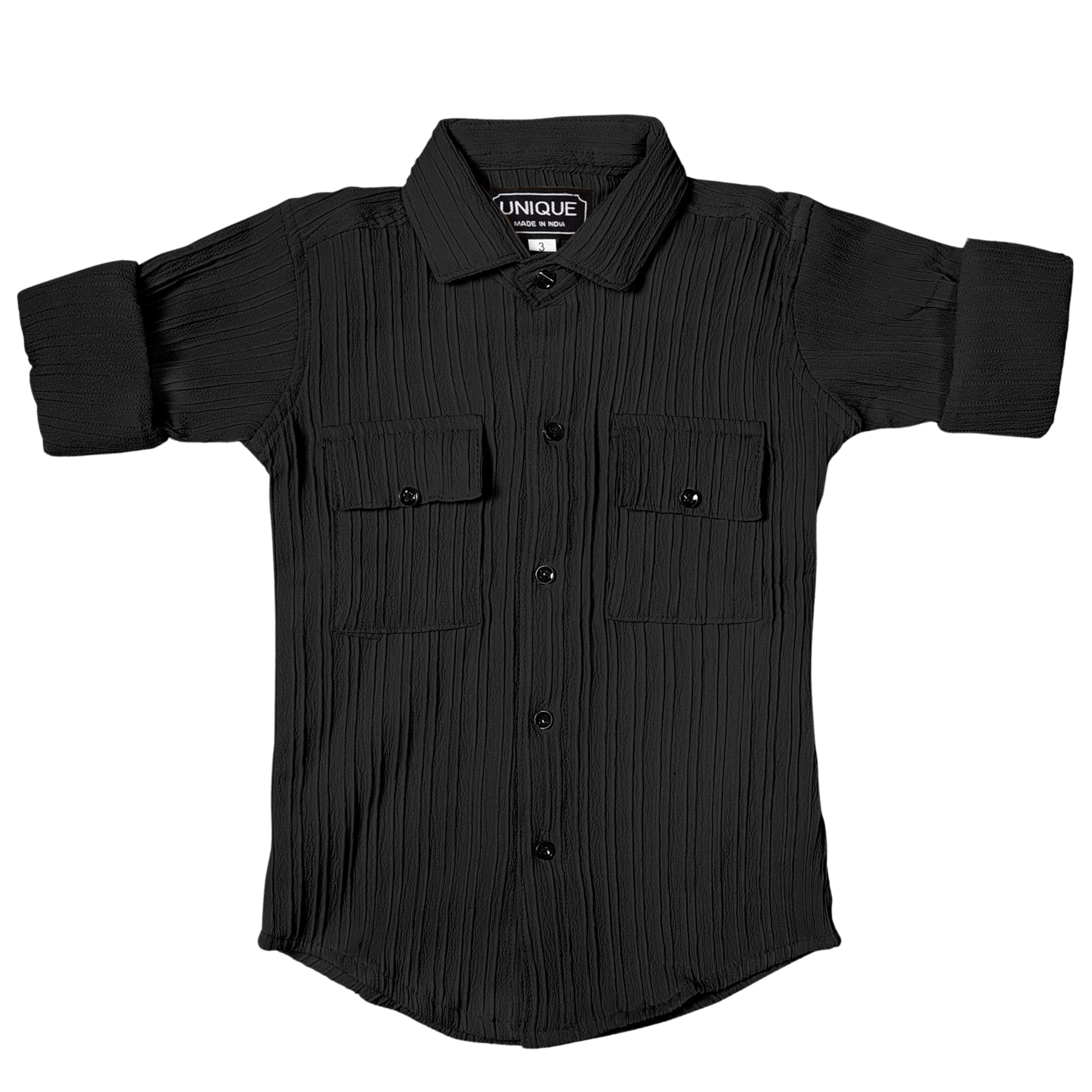 Buy Zilcon Boys Long Sleeve Shirts Classic Collared Button-Down