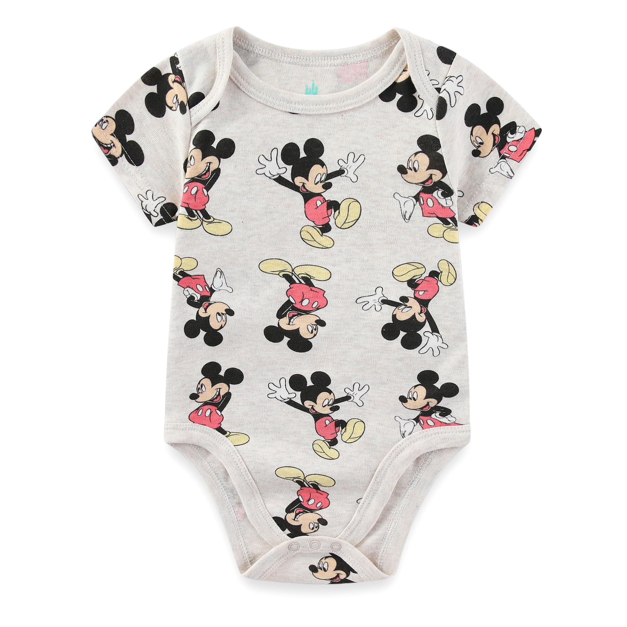 Disney Mickey Mouse Baby Jungen 3er-Pack Bodys