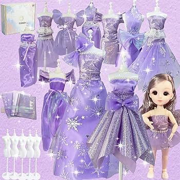 ミニチュアドール服　ハンドメイド☆女の子 ドール服作りの為のミニチュア材料シリーズ「Decora Doll