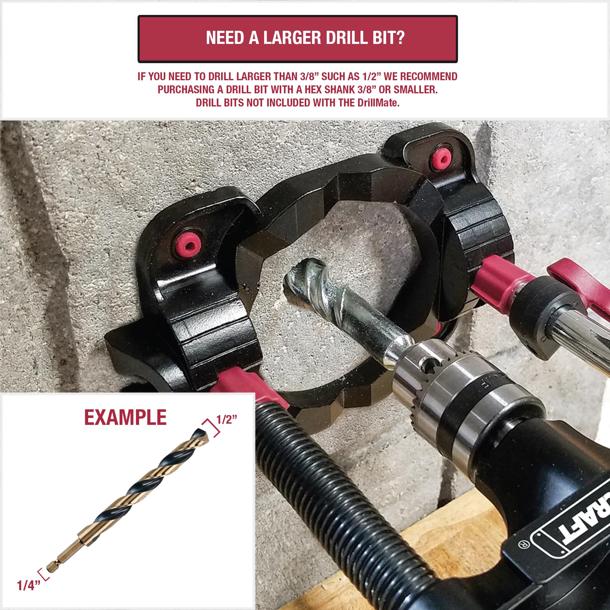 Milescraft DrillMate Portable Drill Guide Adjustable Precision Drilling Jig — Amazon image 10