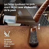 Philips Rasoir i9000 Prestige Ultra, Rasoir électrique 100% étanche, Technologie Skin IQ Pro, Système Triple Lift & Cut, Lames de précision NanoTech rotatives 360°, 5 modes de rasage, XP9401/38 - 4