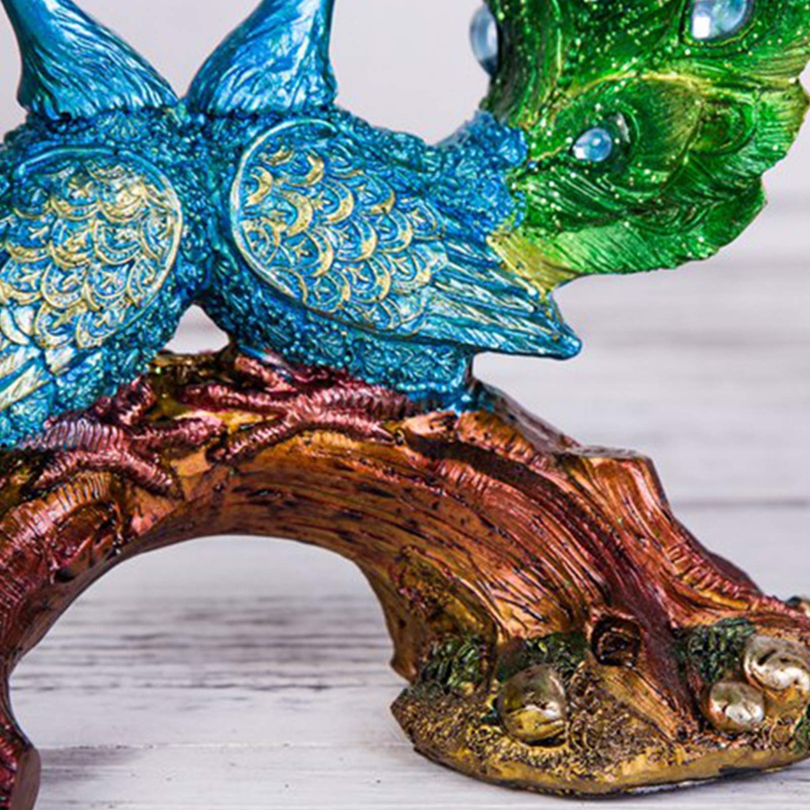 Amazon.co.jp: Peacock Statues for Home Decor Figurines, Exquisite