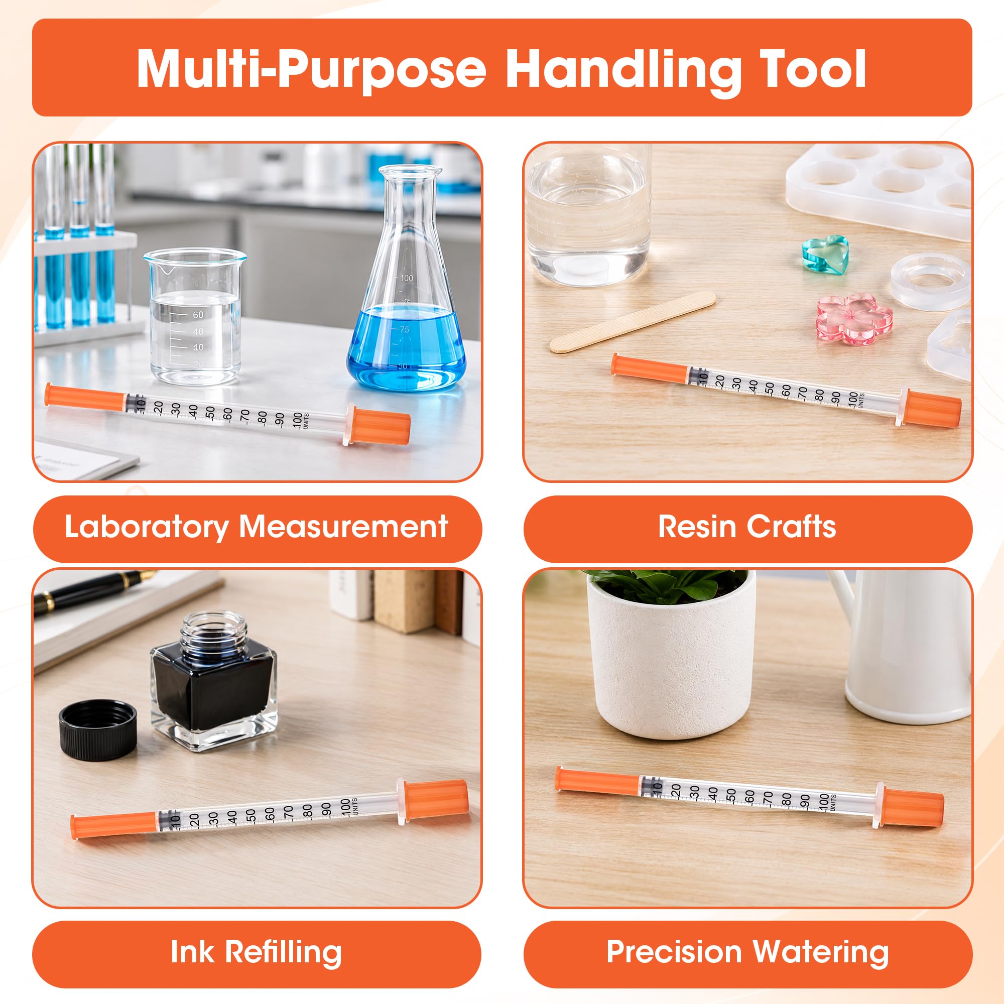 1ml Syringes 31G - Precise Liquid Handling -7