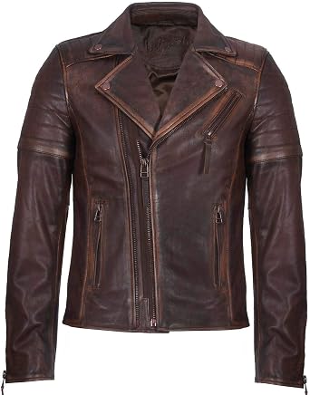 100% Leather Biker Jacket 