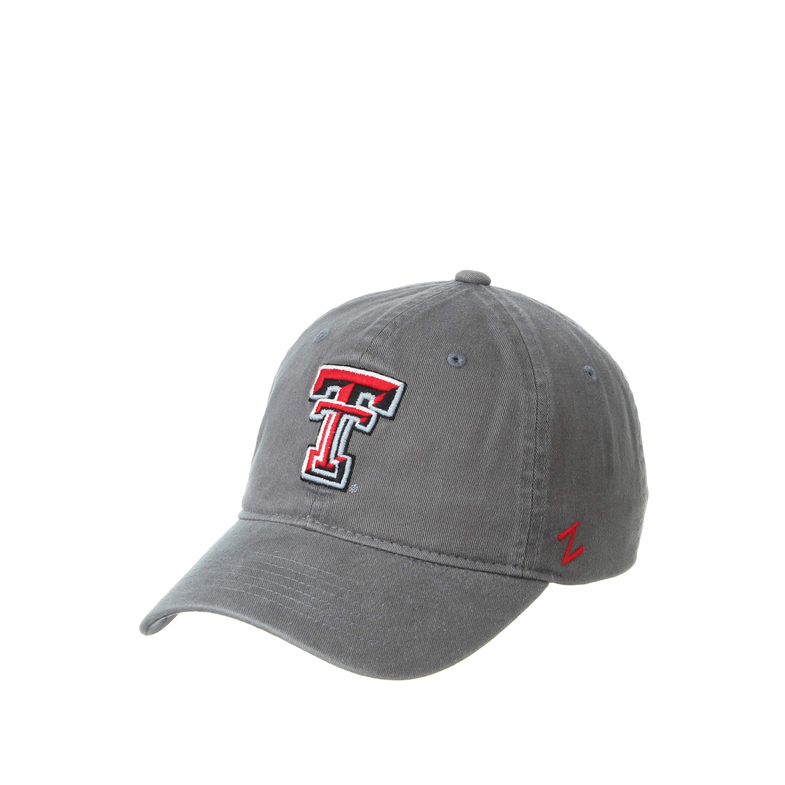 NCAA Texas Tech Red Raiders Mens Adjustable Scholarship Hat Charcoal, Texas Tech Red Raiders Charcoal, Adjustable, One size