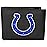 NFL Siskiyou Sports Mens Indianapolis Colts Bi-fold Wallet Large Logo One Size Black