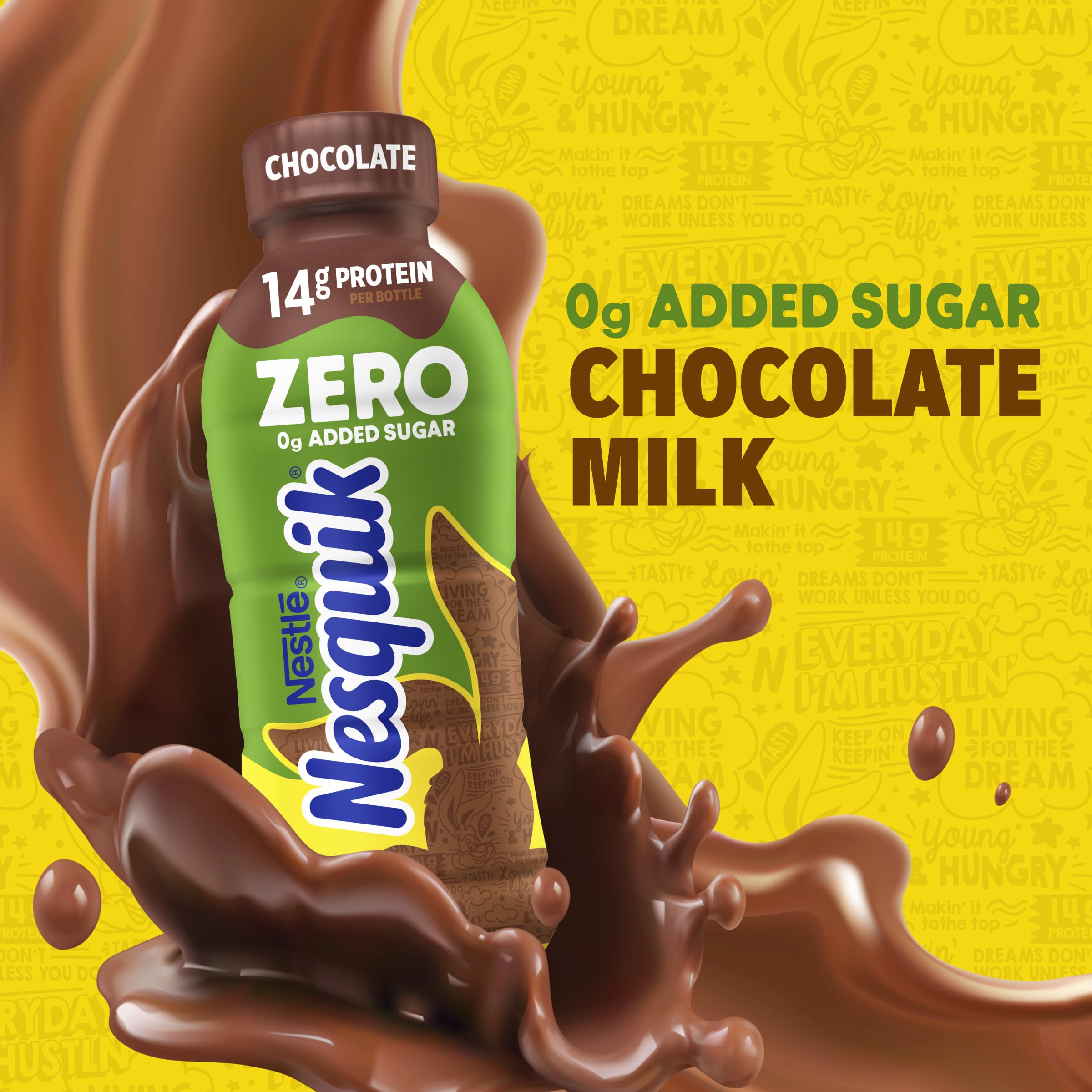 Amazon.com: NESTLE NESQUIK Ready To Drink Zero Sugar Aseptic Milk
