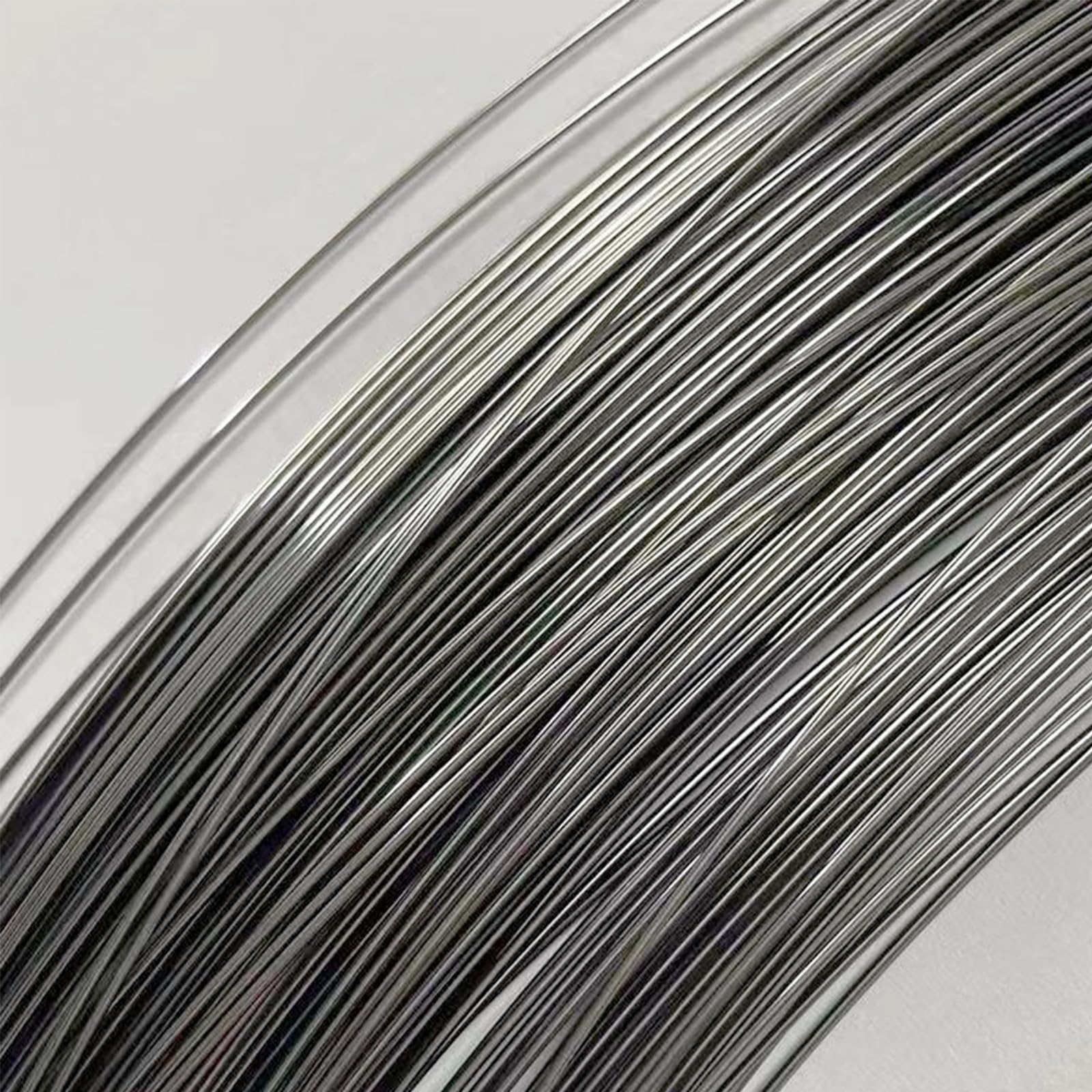 TEN-HIGH weiß Titandraht,Titan Nickel Draht 0.9mm,Superelastischer Nitinol Memory Stahldraht,Nickel Titan Legierungsdraht,1m lange