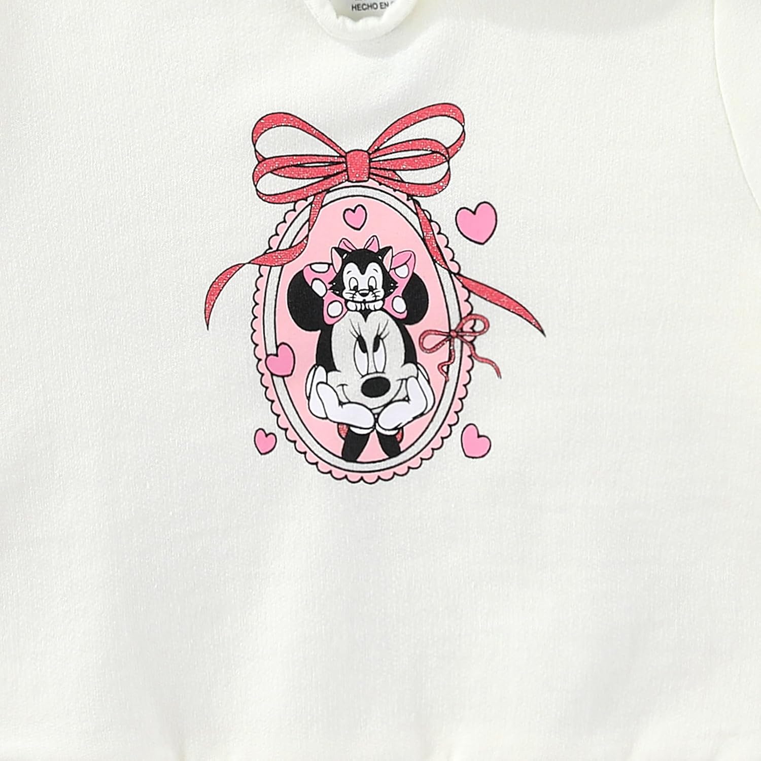 Disney Minnie Mouse Baby Girls Hoodie and Pants 2 Piece Set for Newborn and Infant - Image 5