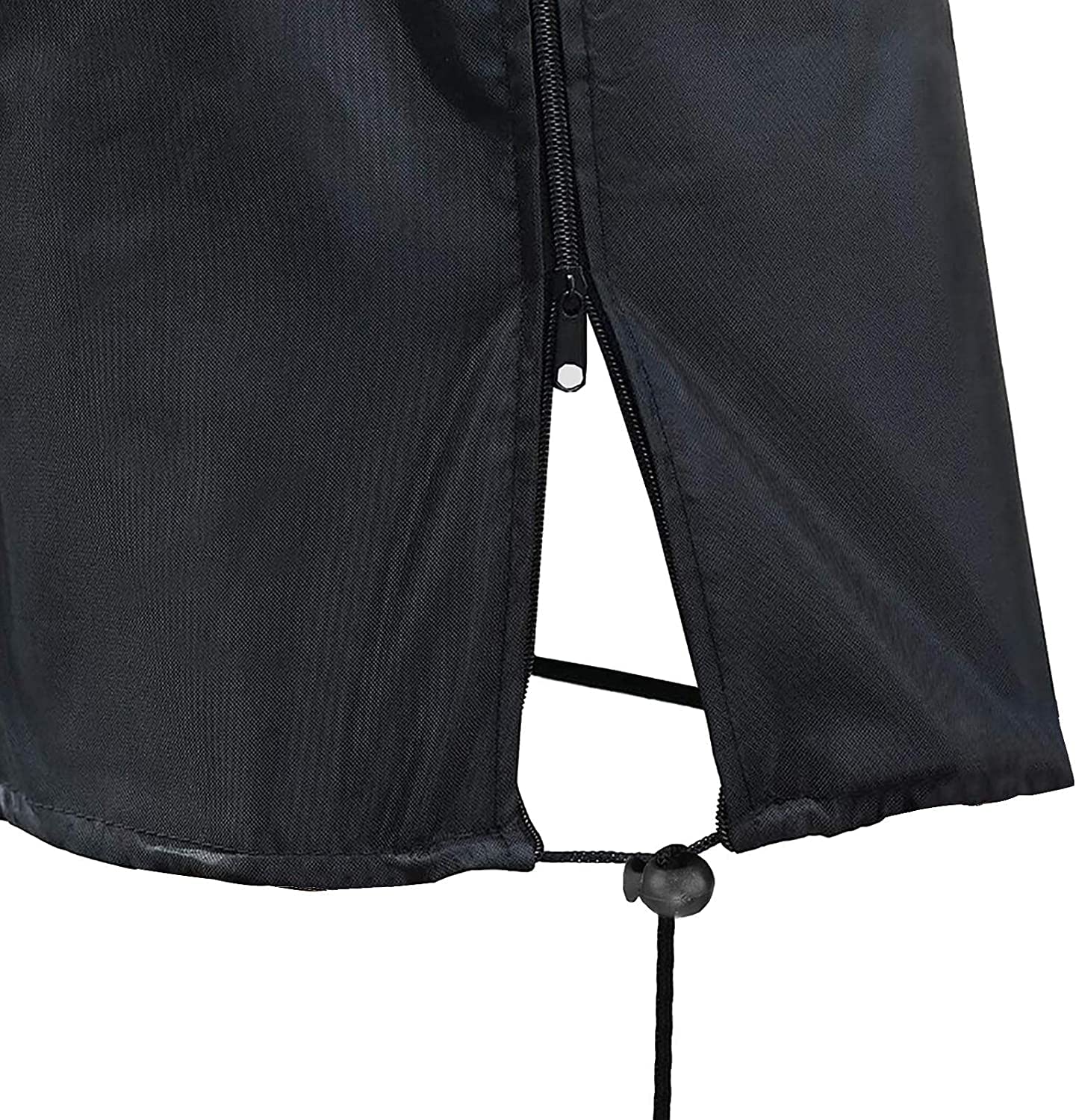 Custodia per tavolo da ping pong, impermeabile, resistente al vento, anti-UV, robusta, tessuto Oxford, con chiusura a zip e cordoncino regolabile, 165 x 70 x 185 cm