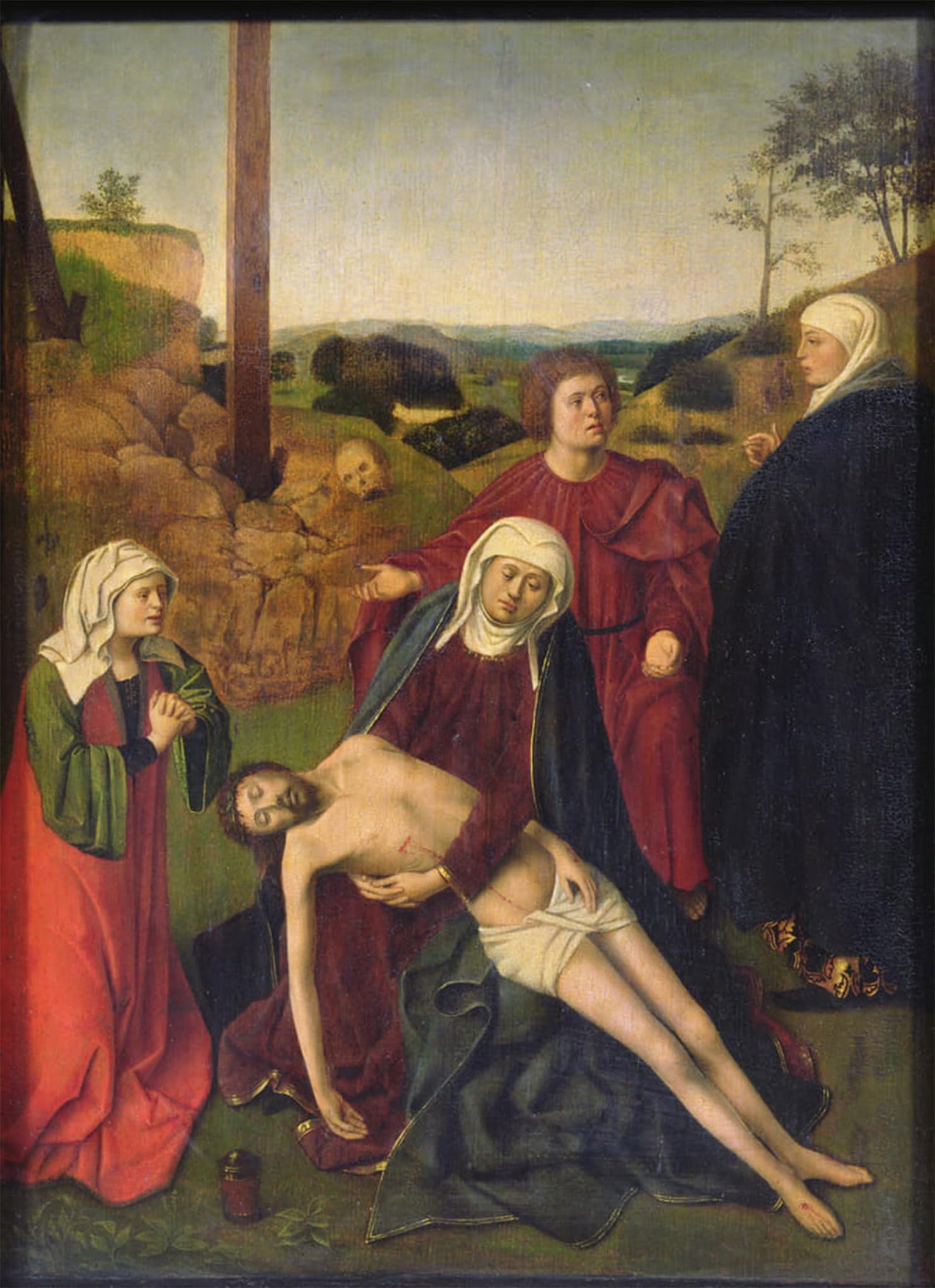Cuadro il Compianto de Petrus Christus para decorar salones elegantes 5