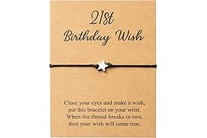 WATINC 21st Birthday Wish Bracelet: A Shimmering Symbol of Hopes and Dreams