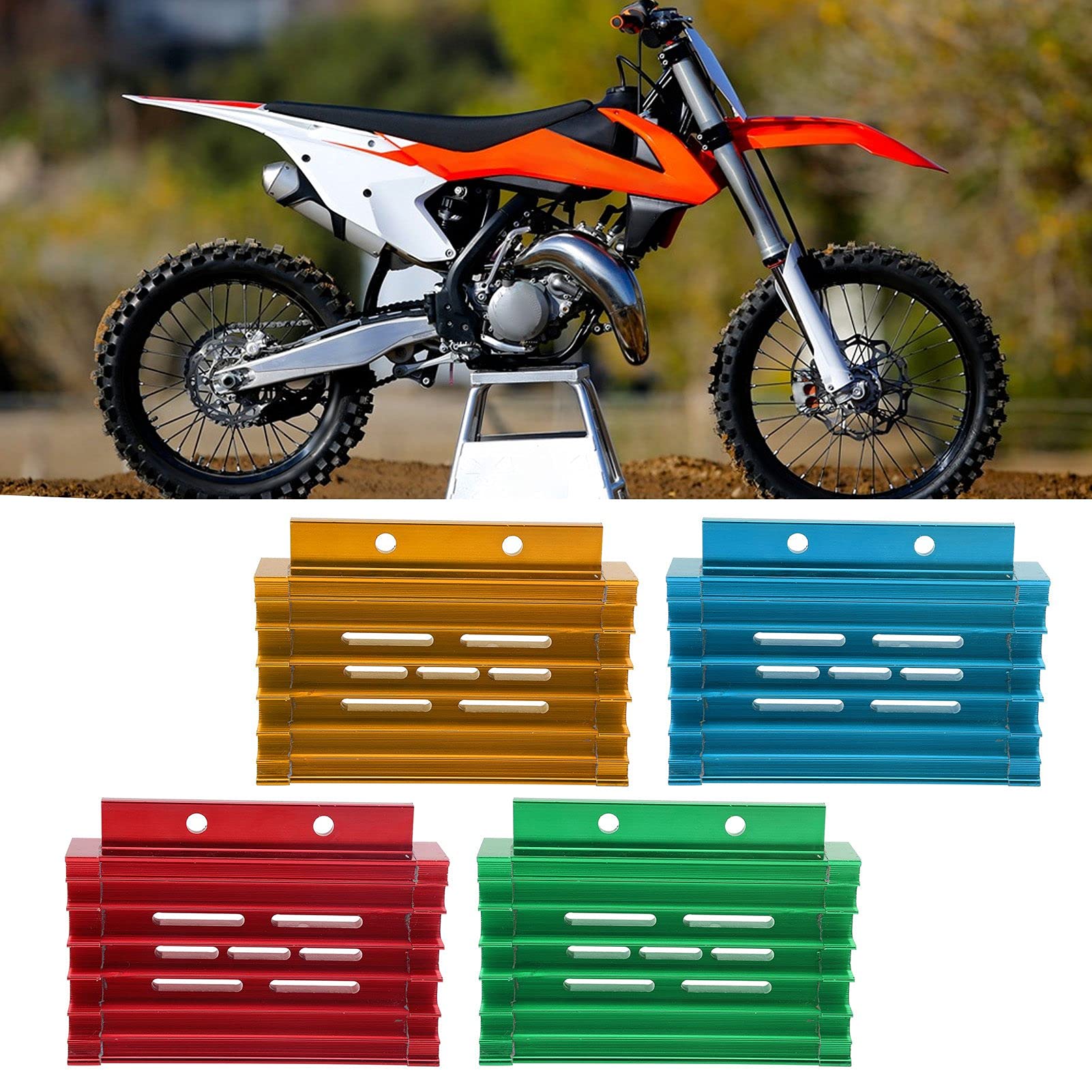 Refroidisseur D'Huile Moto Universel Rouge - Radiateur Compatible 138CC 140CC 150CC PIT PRO Trail Dirt Bike
