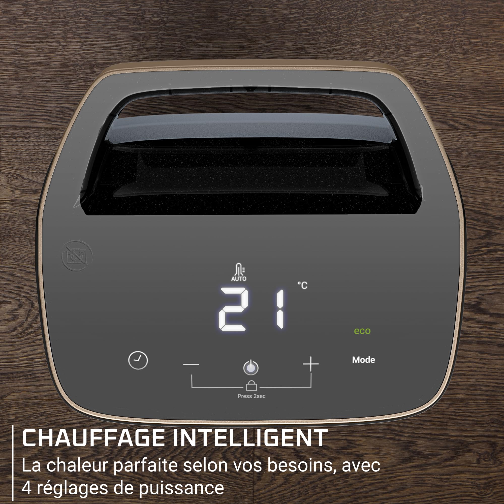 Rowenta Intense Comfort+, Radiateur d'appoint, Chauffage céramique puissant, Écoénergétique, Très silencieux, SO9361F0