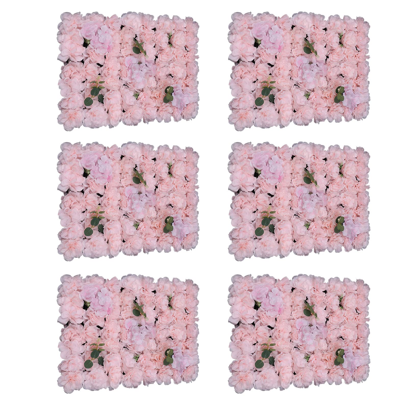15.74"x 23.62" Artificial Flower Wall Panels,Flower Wall Mat Silk Flower Panels for Outdoor Garden Backyard Fence Fence Privacy Screen and Indoor Wall