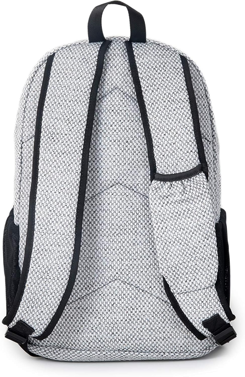 DIME BAGS Backpack with Padded Laptop Compartment, Durable Hempster Material, 11 Storage Pockets, For Travel & Daily Use, City Dweller (Silver) - Image 3