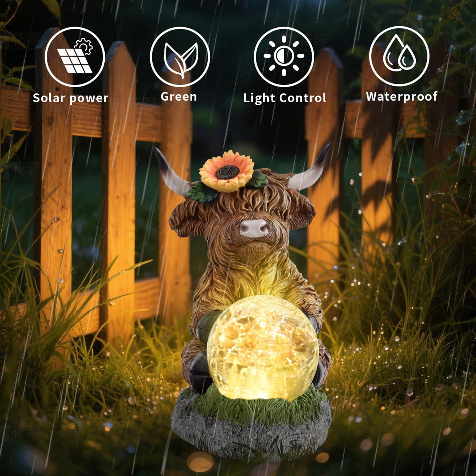 Solarne Lampy Ogrodowe Wodoodporne Rustykalne Dekoracyjne