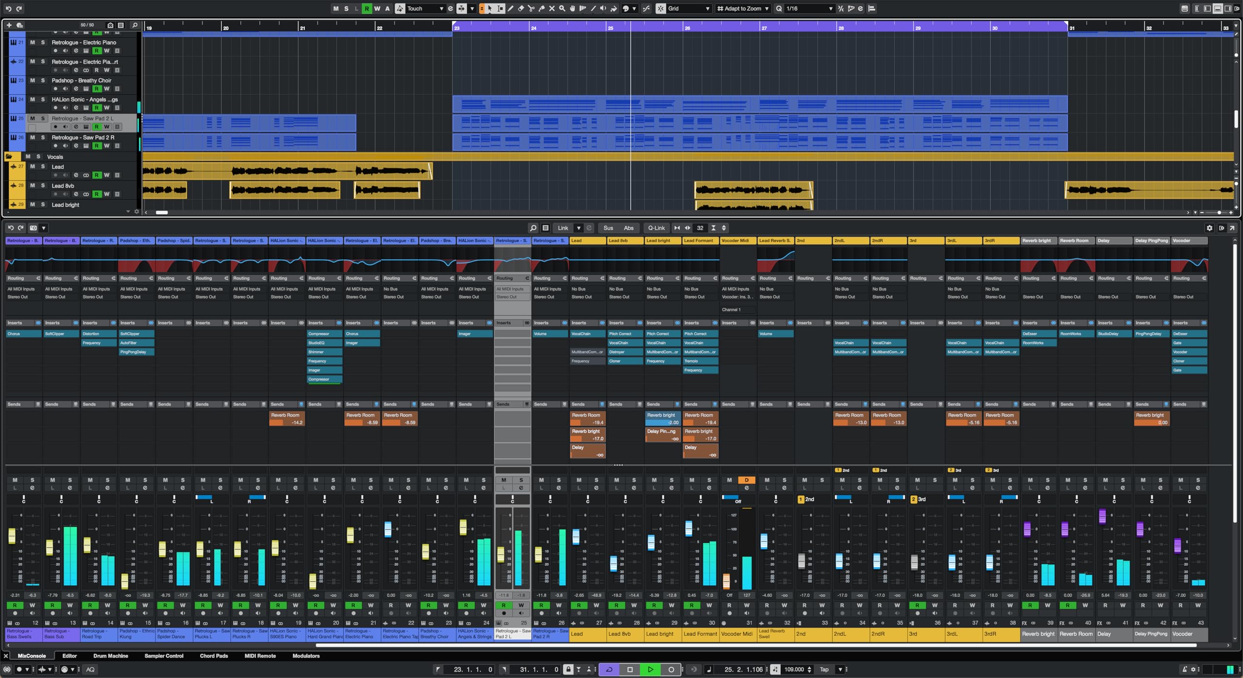 Steinberg Cubase Elements 14 Audio-MIDI-Sequenzer, Recording Software für Studioanwendungen oder Home Recording | 1 Gerät | 1 Benutzer | Aktivierungscode per Email