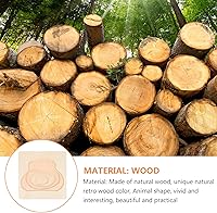 Vista 5 de jojofuny 1 juego de rompecabezas de madera multicapa, ciclo de vida de rana, juguete Montessori de dibujos animados, rompecabezas de bricolaje