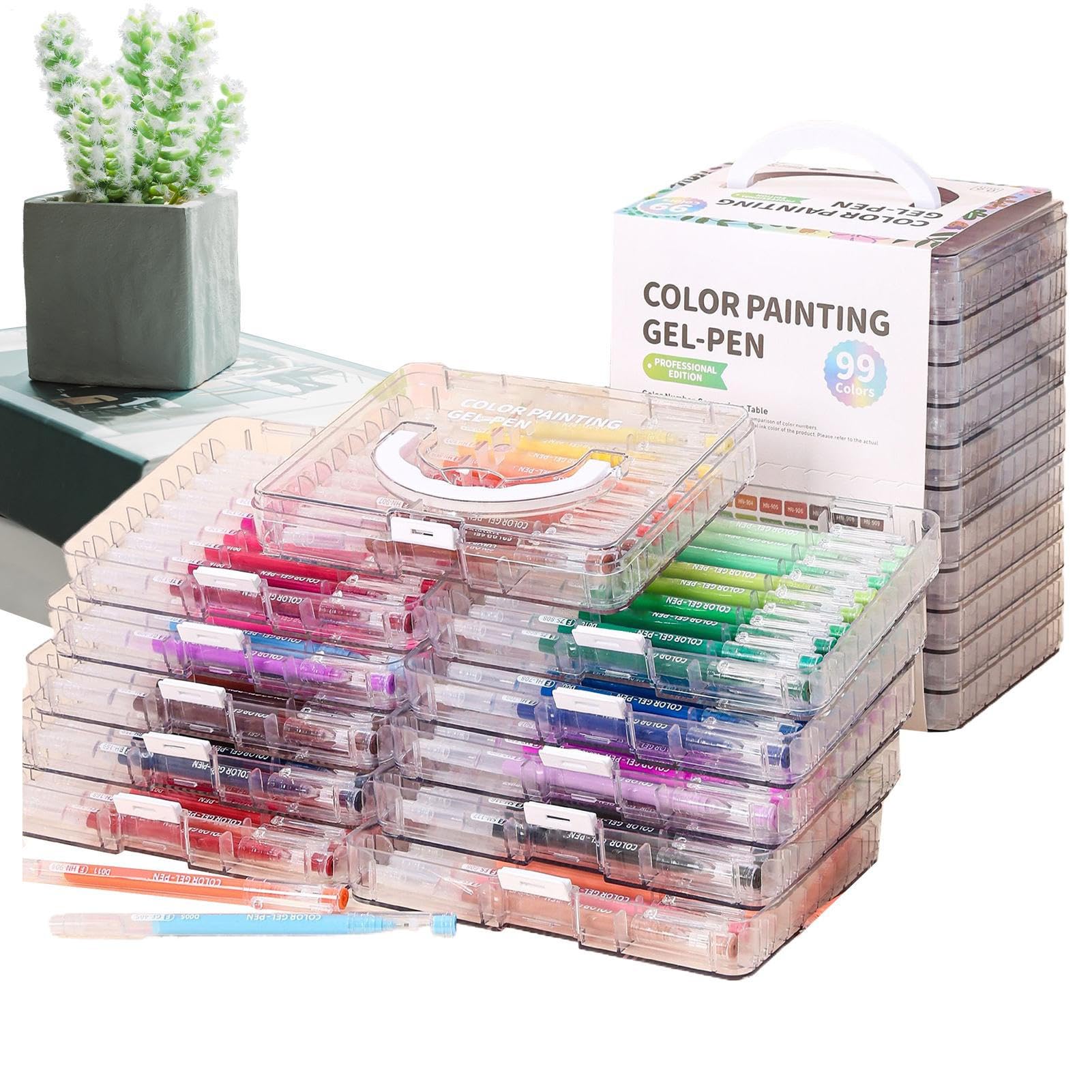 Bolígrafos de gel para journaling Punta Fina de Secado Rápido y Suave