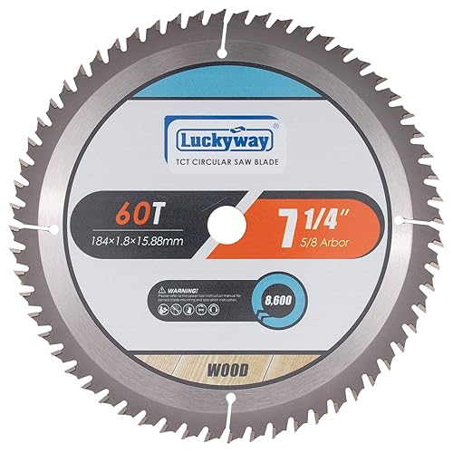 Paquete de 4 hojas de sierra circular TCT de 4-12 pulgadas 24T y 40T con eje de 38 pulgadas para cortar madera
