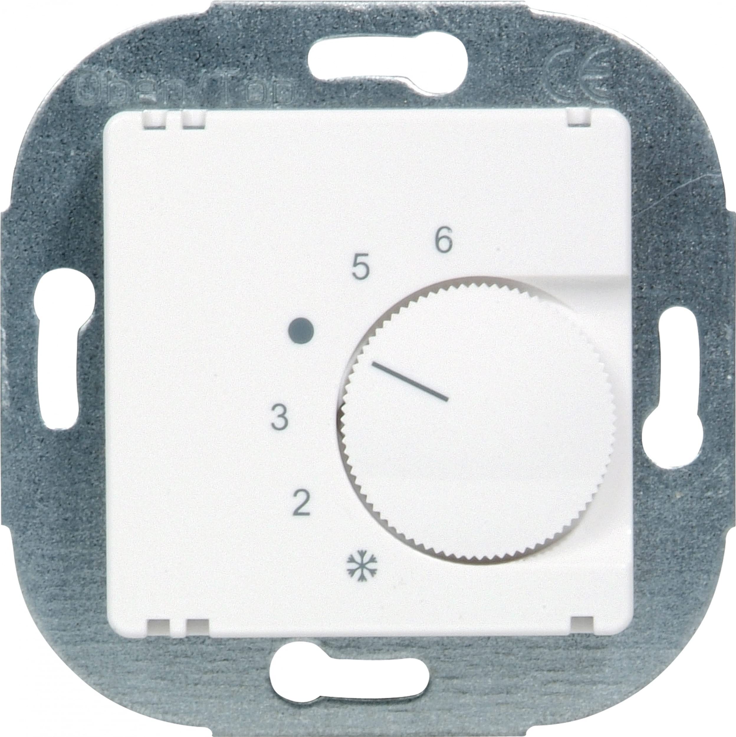 Opus512.940.37 RTR Night Tabs PW Room Temperature Control Opener with Polar White