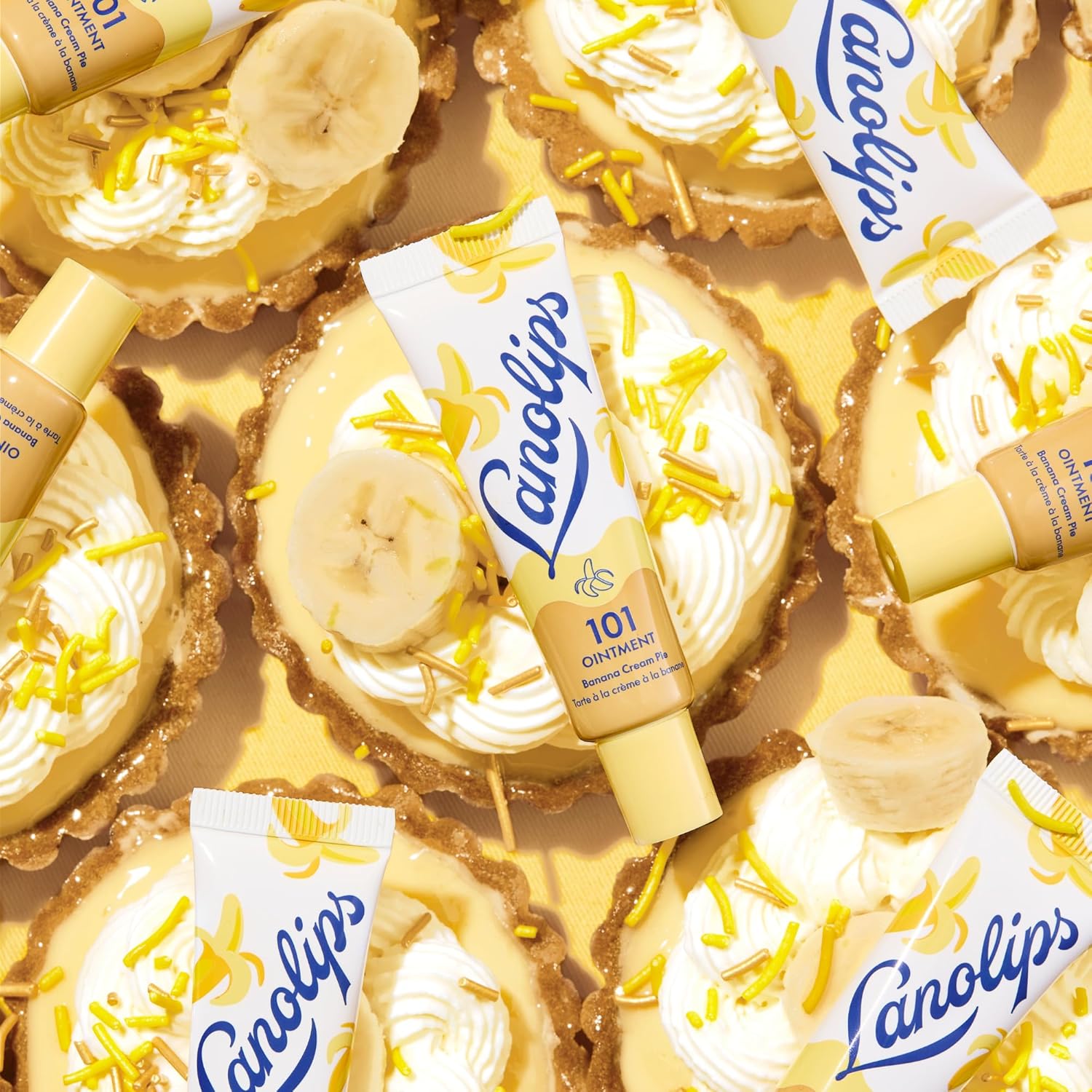 Lanolips 101 Ointment - Lanolin Lip Balm for Smooth, Hydrated & Healthy Lips - Multipurpose Ointment with Lanolin Oil for Dry Cuticles & More - Banana Cream Pie (0.35 oz) image 6 of 6 B0F6HHSVW6