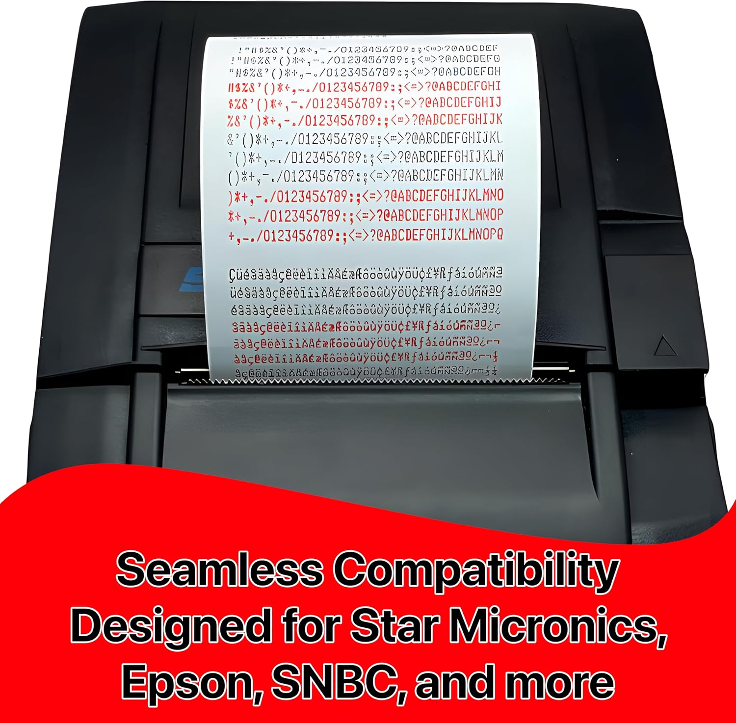 ERC-30/34 / 38 Black and Red Ink Ribbon Cartridge Roller Replacement Receipt Kitchen Printer Compatible with Epson TM-200, TMU-220, TMU-230, Bixolon, SNBC SRP-275, SRP-270, BTP-M280 (24 Pack)